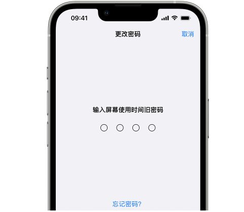 嘉鱼iPhone屏幕维修分享iPhone屏幕使用时间密码忘记了怎么办 