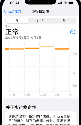 嘉鱼iPhone手机维修如何在iPhone开启'步行稳定性通知'