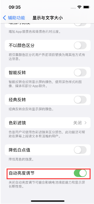 嘉鱼苹果15维修店分享iPhone 15 Pro系列屏幕亮度 